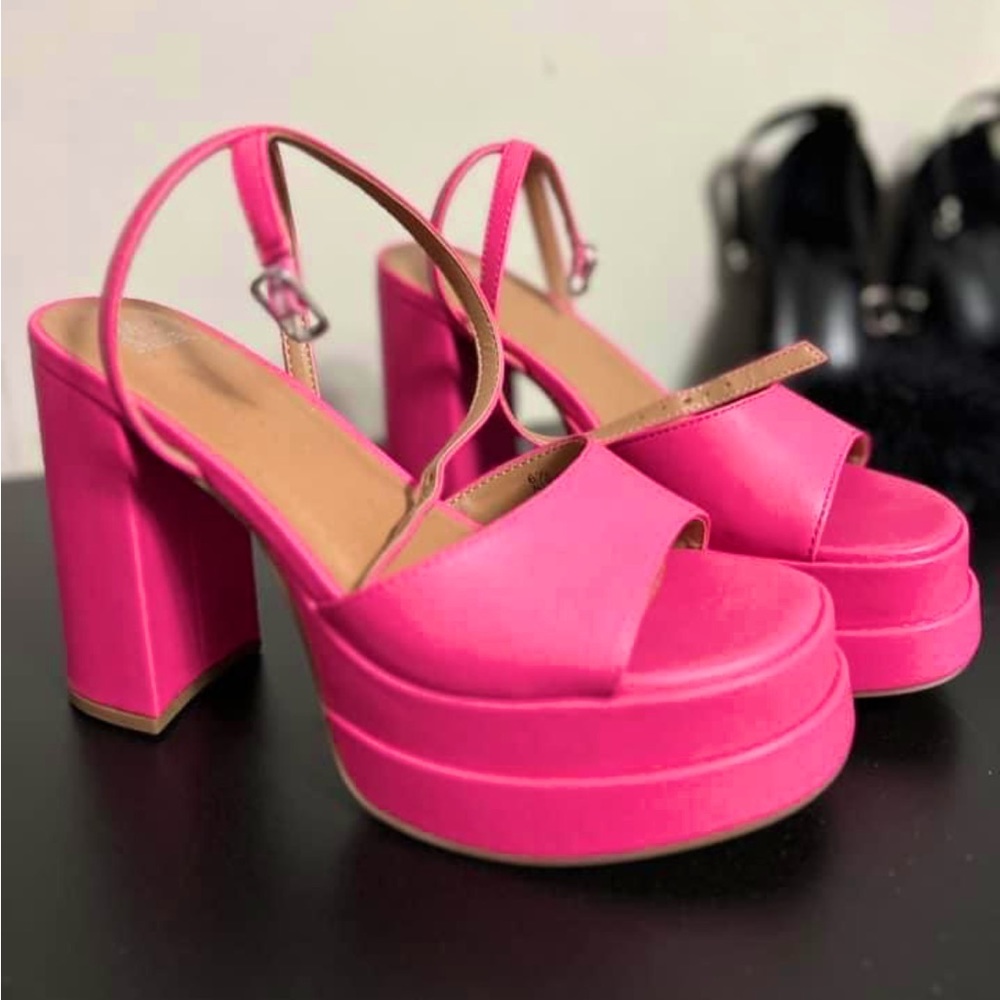 Pink Steve Madden Inspired Heels